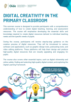 Digital Creativity in the Primary Classroom - 24SU07 (Facilitator Katie Feehilly)