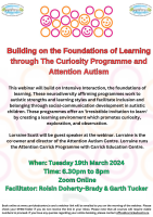 Building on the Foundations of Learning through The Curiosity Programme and Attention Autism
