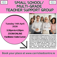 Small School / Multi-Grade Teacher Support Group - 26LCSP24 (Facilitator Katie Curran)