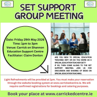 SET Support Group Meeting 2 - 26LCSP25 (Facilitator Claire Donlon)